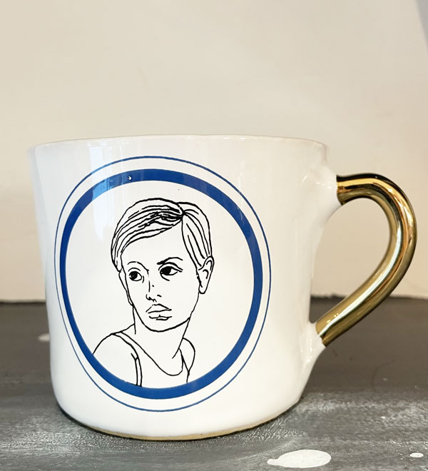 Kühn Keramik クーン・ケラミック　medium coffee cup　Twiggy（ツイッギー）　H8xD9.5xW12.5cm