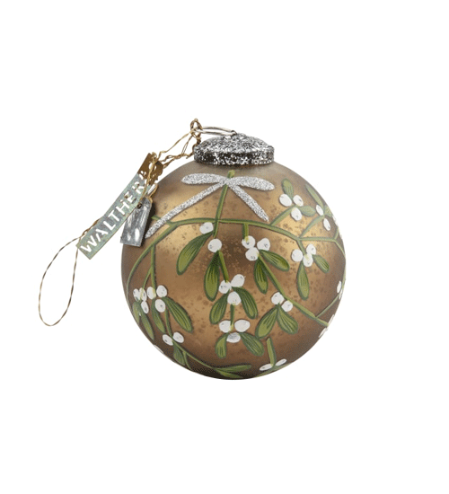 WALTHER&CO.ウォルサー＆コー　オーナメント　MISTLETOE BALL　10ｃｍ